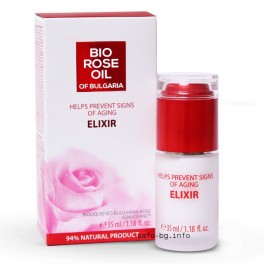 Еликсир за лице Helps prevent signs of ageing Elixir Bio Rose oil of Bulgaria