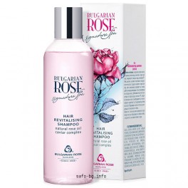 Ревитализиращ шампоан с Розово Масло  Bulgarian Rose Signature Spa Revitalising hair Shampoo