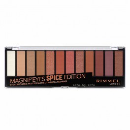 Сенки за очи № 005 Spice Rimmel Edition Magnif'eyes Eyeshadow Palette 