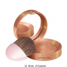 Руж за лице с огледало № 11 Blush Brun Illusion Bourjois Blush Little Round Pot