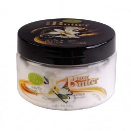 Масло за тяло Ванилия и Оризoво мляко Linea Bio Body Butter Vanilla & Rice milk