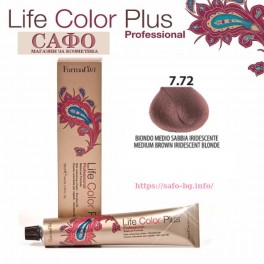 Боя за коса Фармавита FarmaVita Life Color Plus № 7.72/7.82 Medium Brown Iridescent Blonde 