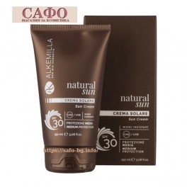 Слънцезащитен крем за лице и тяло SPF 30  Alkemilla Face & Body Natural Sun Cream SPF 30