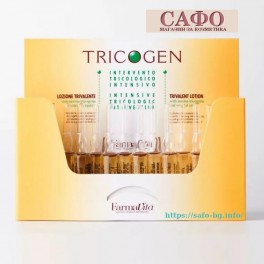 Ампули Трикоген против себорея, пърхот и косопад  FarmaVita Tricogen Trivalent Lotion