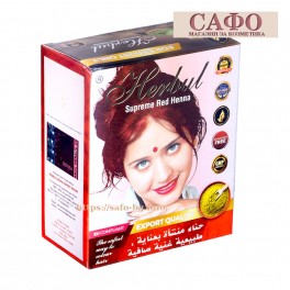 Индийска къна за коса "Хербъл" Herbul Henna Supreme Red Henna - червена 