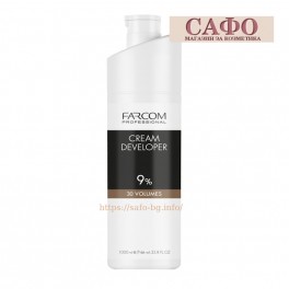 Oксикрем за боя за коса Volume 30 –  9% Farcom Seri Premium Color Developer Stabilised Oxycream  