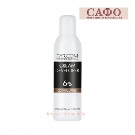 Оксикрем за боя за коса Volume  20 – 6% Farcom Seri Premium Color Developer Stabilised Oxycream 