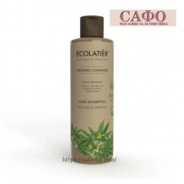 Шампоан за коса за растеж и обем с Органичен канабис Ecolatier Hair Shampoo Volume & Growth Organic Cannabis