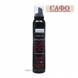 Пяна за коса "фиксирани къдрици" Lorvenn Hair art Styling Mousse Curl Lock