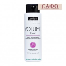  Балсам за обем за тънка боядисана коса Lorvenn Volume Tonic Conditioning Cream 