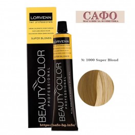 Професионална боя за коса  Ултра Руси, Супер изсветляващи тонове Beauty Color Lorvenn Super Blonds