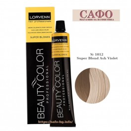 Боя за коса № 1012 Super Blond Ash Violet Lorvenn Permanent Hair Color Beauty Color Super Blonds Боя за коса № 1012 Super Blond Ash Violet Lorvenn Permanent Hair Color Beauty Color Super Blonds