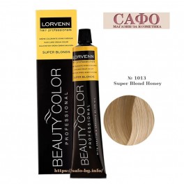 Боя за коса № 1013 Super Blond Honey Lorvenn Permanent Hair Color Beauty Color Super Blonds Боя за коса № 1013 Super Blond Honey Lorvenn Permanent Hair Color Beauty Color Super Blonds