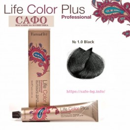 Боя за коса Фармавита FarmaVita Life Color Plus № 1.0 Black