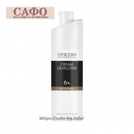 Oксикрем за боя за коса Volume 20 – 6% Farcom Seri Premium Color Developer Stabilised Oxycream  