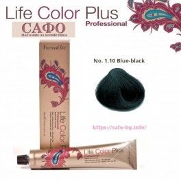 Професионална боя за коса № 1.10 Blue Black FarmaVita Life Color Plus Професионална боя за коса № 1.10 Blue Black FarmaVita Life Color Plus