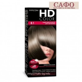 Боя за коса №  8.1 Русо Светло Пепеляво Farcom HD Color Light Ash Blonde