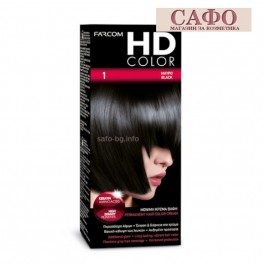  Боя за коса № 1 Черно Farcom HD Color Ebony Black