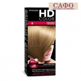  Боя за коса № 8 Светло Русо Farcom HD Color Light Blonde
