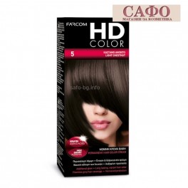 Боя за коса № 5 Светло Кестеняво Farcom HD Color Light Chestnut