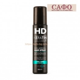 Лак за коса без газ Farcom HD Keratin Non-Aerosol Hairspray Extra Strong Hold