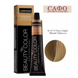 Боя за коса № 9.73 Very Light Blond Tobacco Lorvenn Permanent Hair Color Beauty Color Chocolate - Coffee Боя за коса № 9.73 Very Light Blond Tobacco Lorvenn Permanent Hair Color Beauty Color Chocolate - Coffee