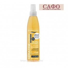 Течен кератин с кератин за суха и изтощена коса Byphasse Liquid Keratin  Elixir