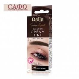 Крем боя за вежди и мигли комплект Delia Eyebrow Color Cream