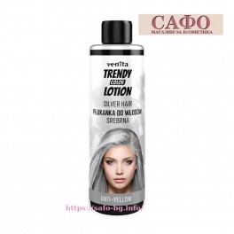 Обливка Матираща Cpeбърна с изплакващ ефект Delia Cameleo Hair Rinsing Lotion Silver 