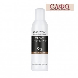Оксикрем за боя за коса Volume  30 – 9% Farcom Seri Premium Color Developer Stabilised Oxycream 