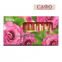 Фиолки парфюмна есенция роза Lema Bulgarian Rose Oil Perfume otto Muskal 10x2.1 ml