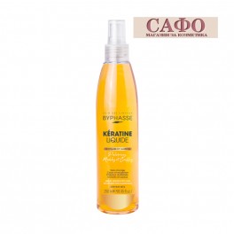 Течни кристали с кератин за суха и изтощена коса Byphasse Liquid Keratin  Elixir