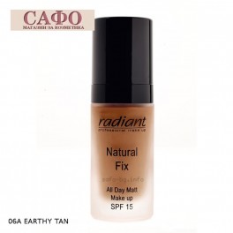 Фон дьо тен за лице матиращ № 06A Earthy Tan Radiant Natural Fix All Day Matt Make Up