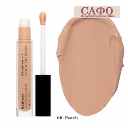Коректор за очи № 08 Peach Radiant Illuminator Liquid Concealer