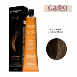 Боя за коса Лорвен Lorvenn Hair Professionals Beauty Color № 6.3 Dark Golden Blond 