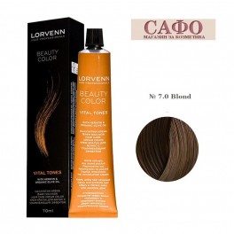 Боя за коса Лорвен Lorvenn Hair Professionals Beauty Color № 7.0 Blond 