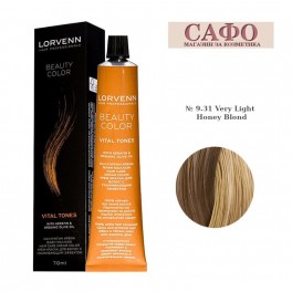 Боя за коса Лорвен Lorvenn Hair Professionals Beauty Color № 9.31 Very Light Honey Blond 