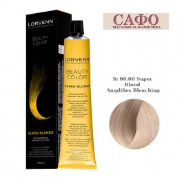Професионална боя за коса  Ултра Руси, Супер изсветляващи тонове Beauty Color Lorvenn Super Blonds