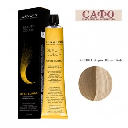 Боя за коса Лорвен Lorvenn Hair Professionals Beauty Color № 1001 Super Blond Ash 