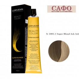 Боя за коса Лорвен Lorvenn Hair Professionals Beauty Color № 1001.1 Super Blond Ash Ash 
