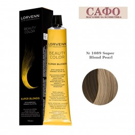 Боя за коса Лорвен Lorvenn Hair Professionals Beauty Color № 1089 Super Blond Pearl 