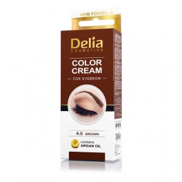 Крем боя за вежди и мигли комплект Delia Eyebrow Color Cream