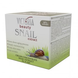 Крем за лице дневен с екстракт от охлюв Victoria Beauty Cream-concentrate Snail Extract, day Крем за лице дневен с екстракт от охлюв Victoria Beauty Cream-concentrate Snail Extract, day