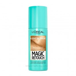 Спрей за коса за прикриване на бели корени Loreal Paris  Magic Retouch Light Blonde