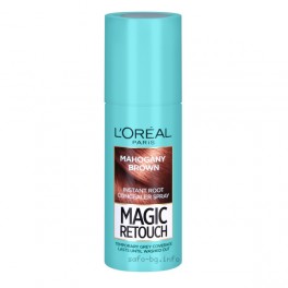 Спрей за коса за прикриване на бели корени Loreal Paris  Magic Retouch Mahogany Brown