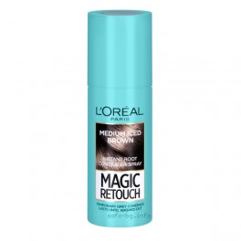 Спрей за коса за прикриване на бели корени Loreal Paris  Magic Retouch Medium Iced Brown