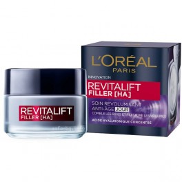 Дневен крем против стареене с хиалуронова киселина L`Oreal Revitalift Filler HA Anti-Age Day Cream