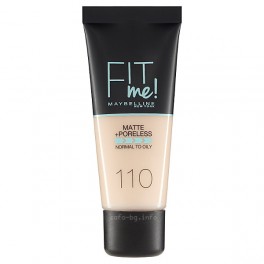 Фон дьо тен с матиращ ефект Maybelline Fit Me Matte + Poreless Foundation