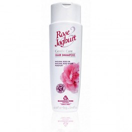 Шампоан за коса с розово масло и йогурт Вulgarian Rose Karlovo Hair shampoo Rose Joghurt